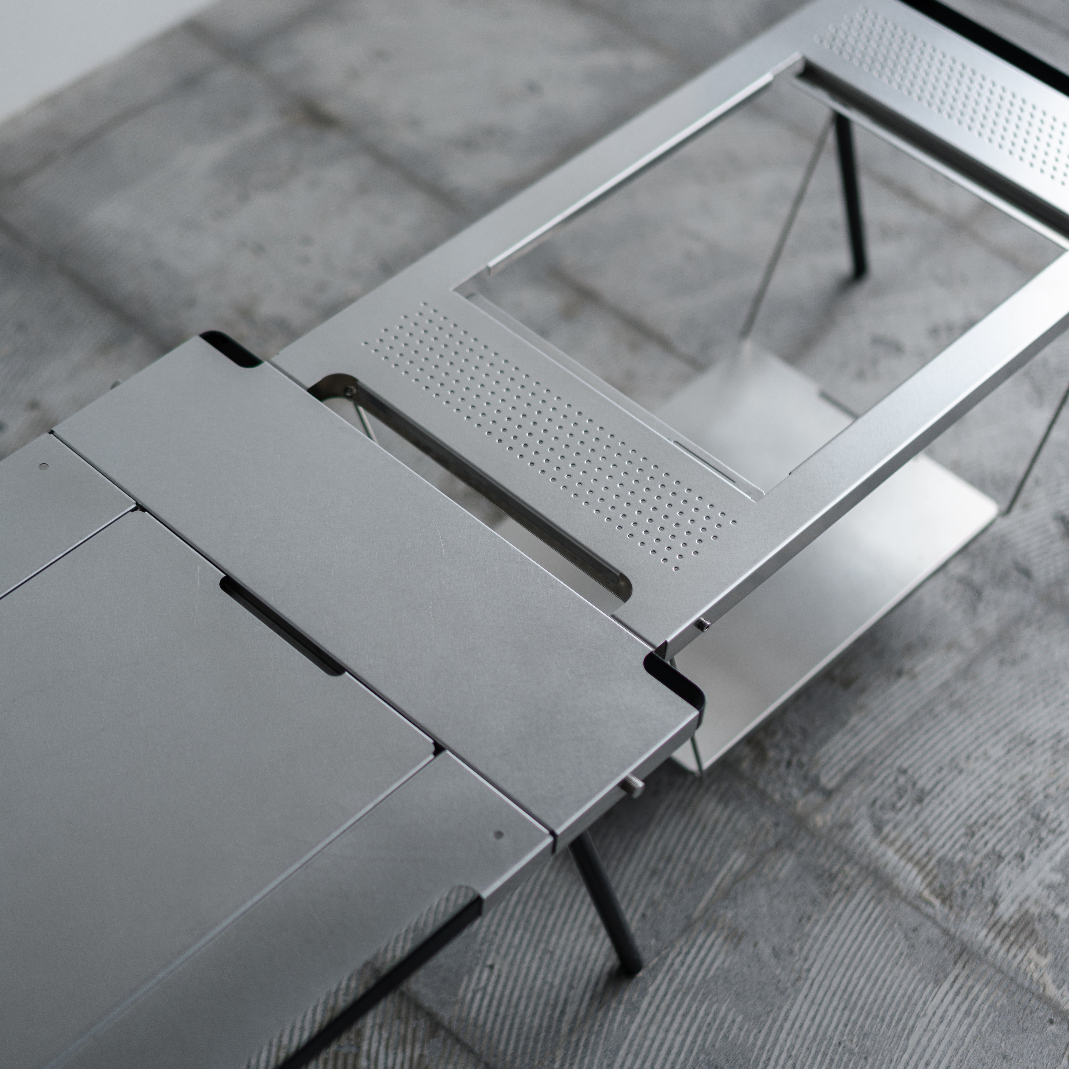 Side frame+Leg (Top cover&hangerあり)